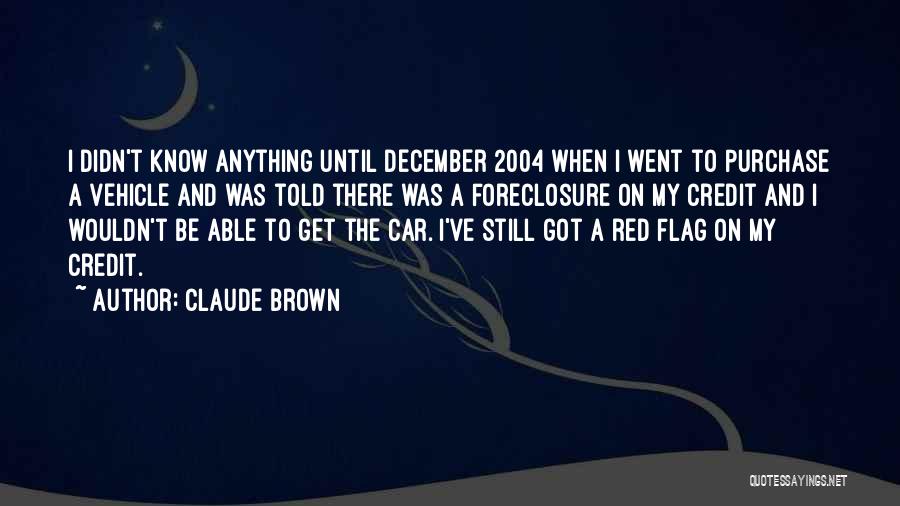 Red Flags Quotes By Claude Brown