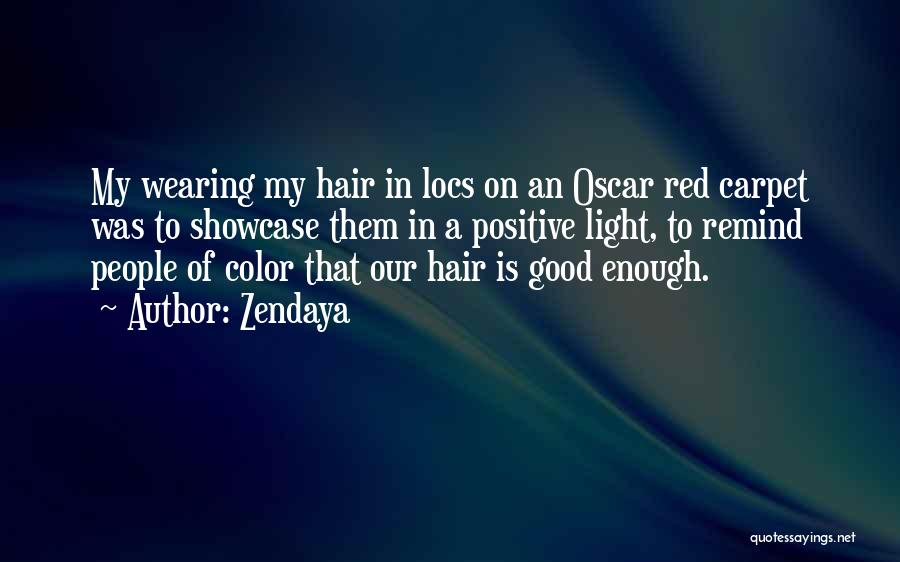 Red Hair Color Quotes By Zendaya