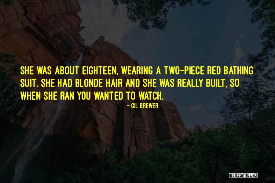 Red Hair Quotes By Gil Brewer