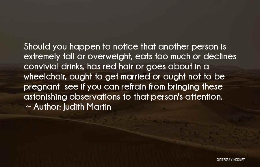 Red Hair Quotes By Judith Martin