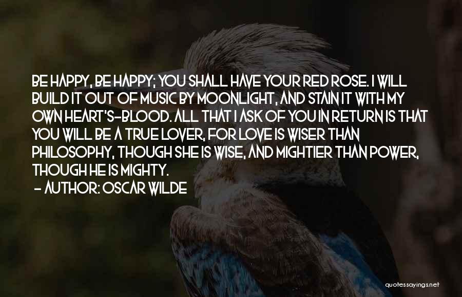 Red Heart Love Quotes By Oscar Wilde