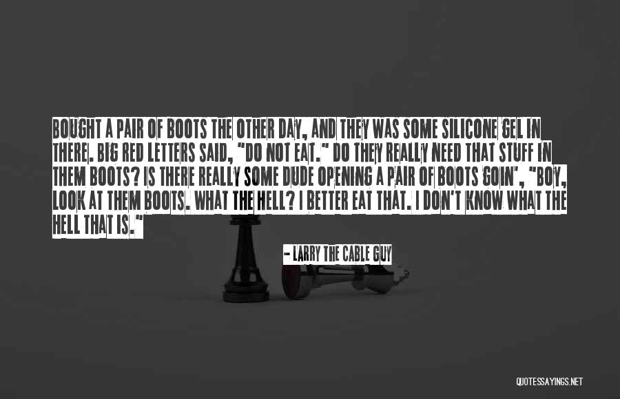 Red Letters Quotes By Larry The Cable Guy Red Letters Quotes By Larry The Cable Guy