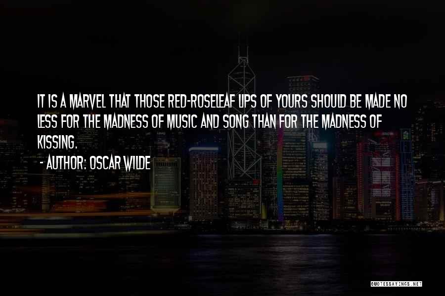 Red Lips Quotes By Oscar Wilde