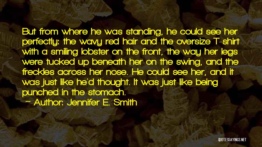 Red Lobster Quotes By Jennifer E. Smith