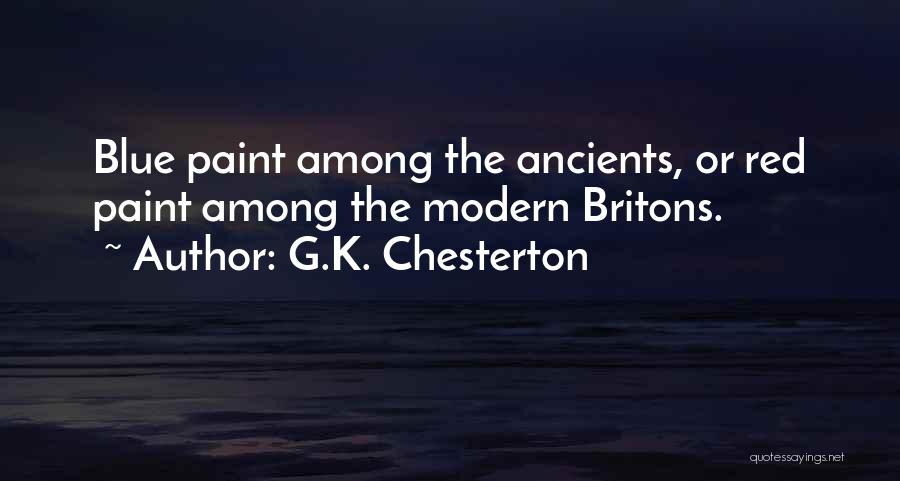 Red Paint Quotes By G.K. Chesterton