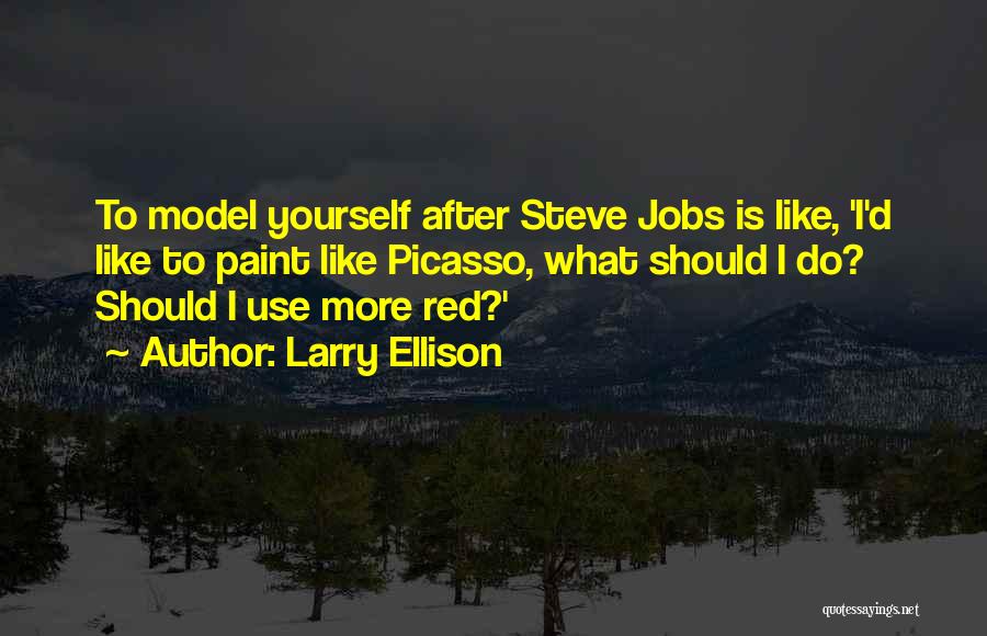 Red Paint Quotes By Larry Ellison