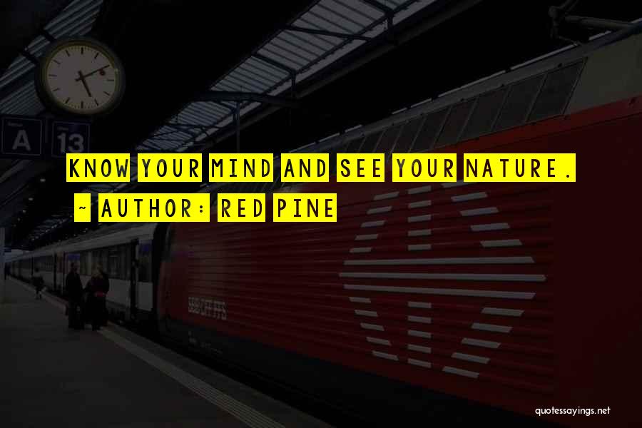 Red Pine Quotes 1611557