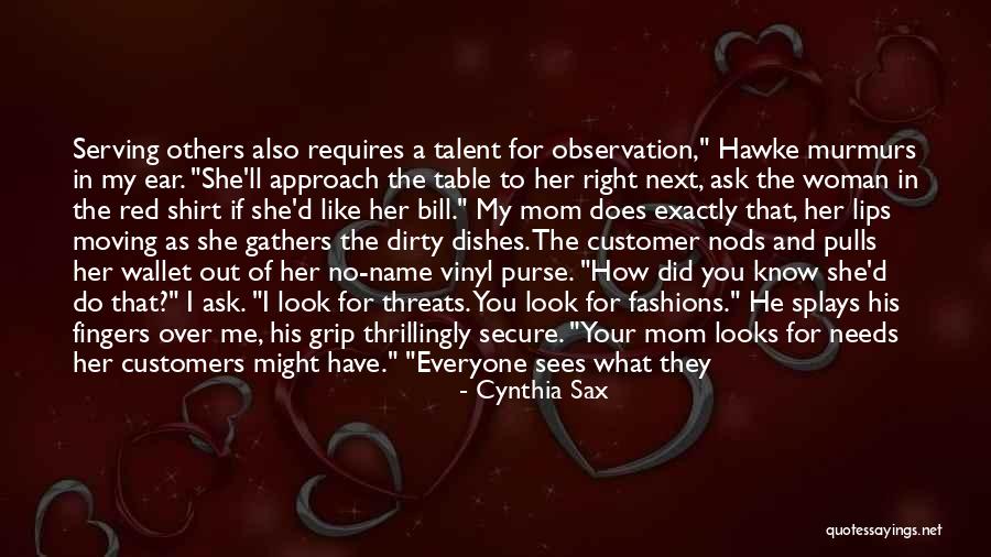 Red Purse Quotes By Cynthia Sax