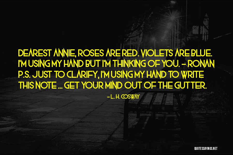 Red Roses Quotes By L. H. Cosway Red Roses Quotes By L. H. Cosway