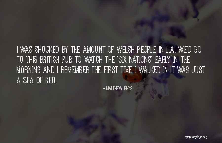 Red Sea Quotes By Matthew Rhys Red Sea Quotes By Matthew Rhys