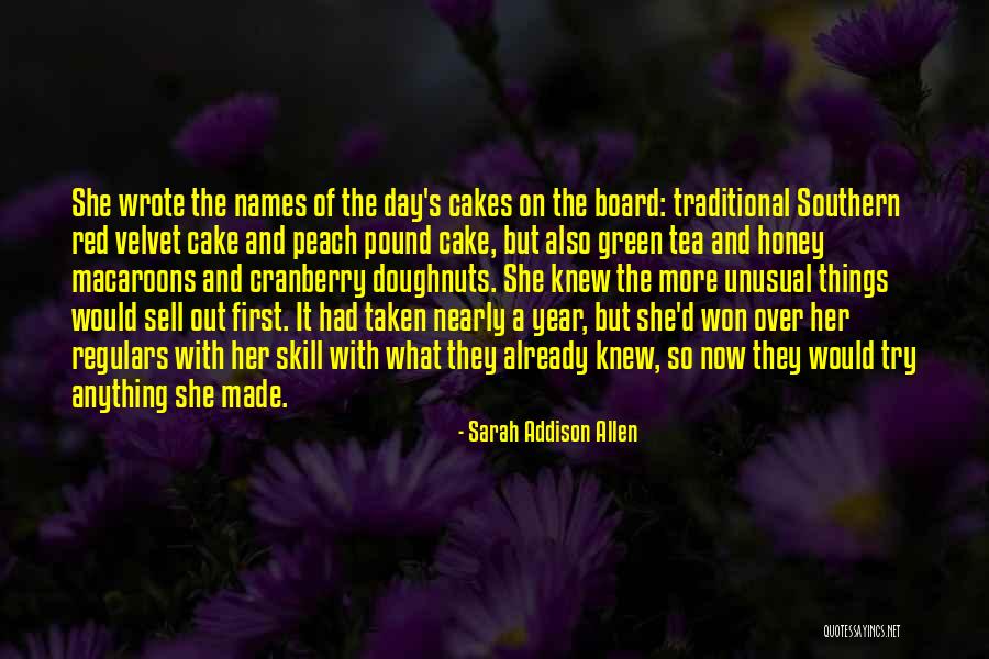 Red Velvet Cake Quotes By Sarah Addison Allen