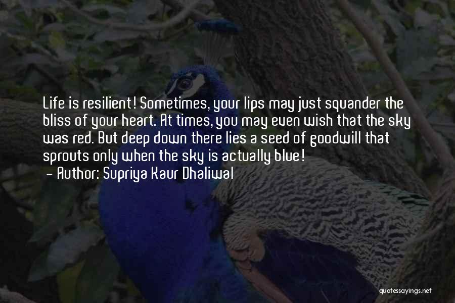 Red Vs Blue Deep Quotes By Supriya Kaur Dhaliwal