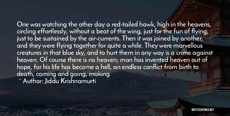 Red Wing Quotes By Jiddu Krishnamurti