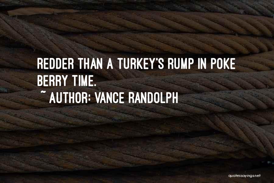 Redder Than Quotes By Vance Randolph