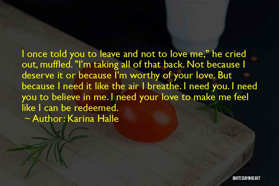 Redeemed Love Quotes By Karina Halle