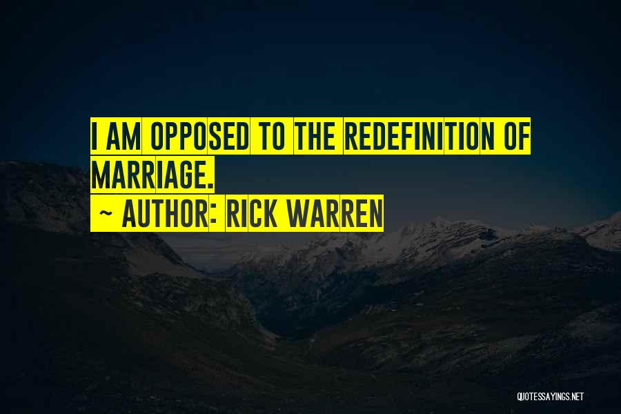 Redefinition Quotes By Rick Warren