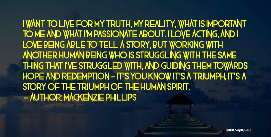 Redemption And Love Quotes By Mackenzie Phillips