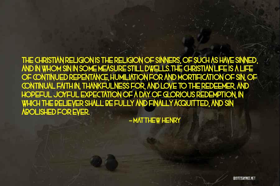 Redemption And Sin Quotes By Matthew Henry Redemption And Sin Quotes By Matthew Henry