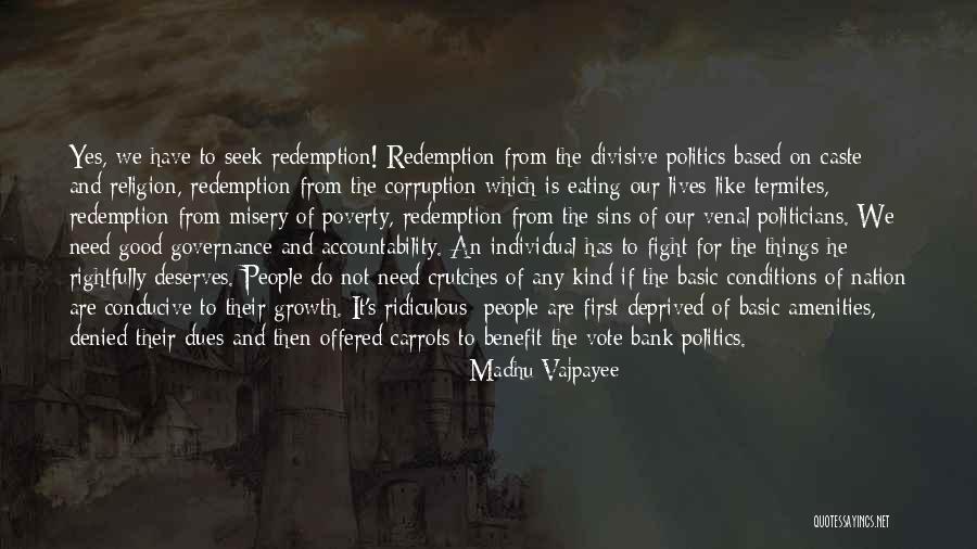 Redemption And Sins Quotes By Madhu Vajpayee Redemption And Sins Quotes By Madhu Vajpayee
