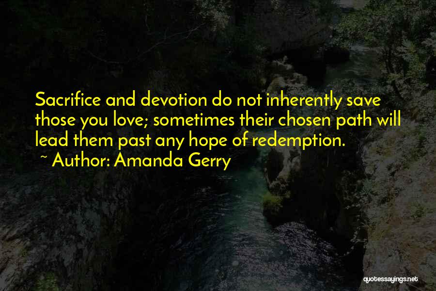Redemption Love Quotes By Amanda Gerry