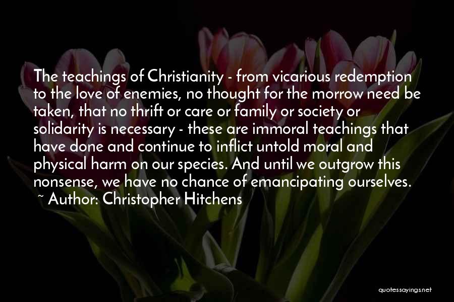 Redemption Love Quotes By Christopher Hitchens