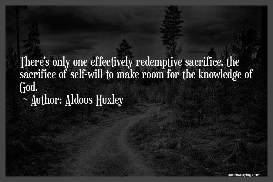 Redemptive Quotes By Aldous Huxley