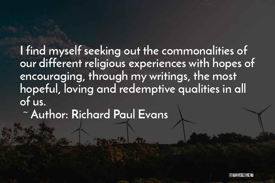 Redemptive Quotes By Richard Paul Evans