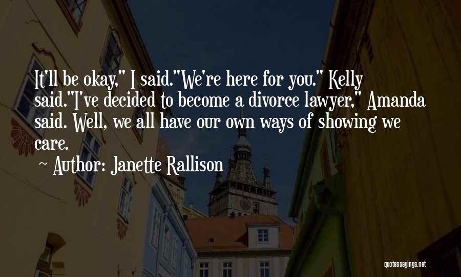 Redeployment Klay Quotes By Janette Rallison