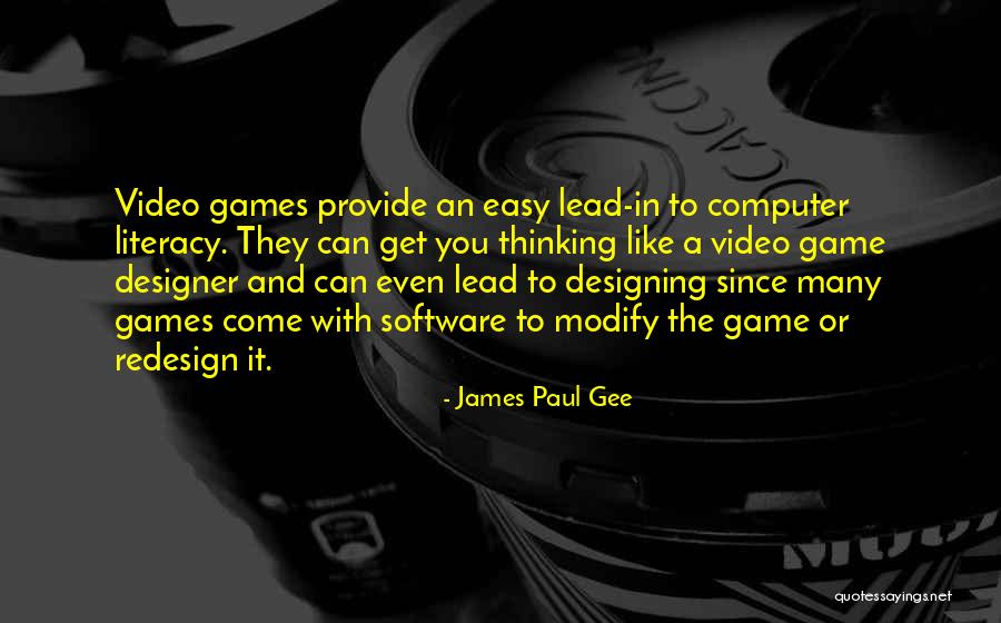 Redesign Quotes By James Paul Gee