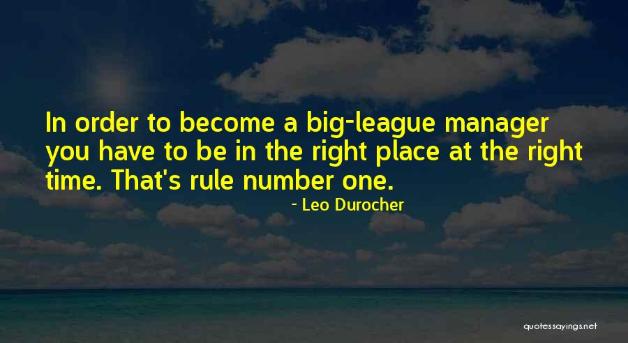 Redeveloped Projects Quotes By Leo Durocher Redeveloped Projects Quotes By Leo Durocher