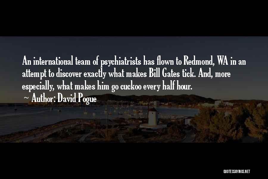 Redmond Quotes By David Pogue