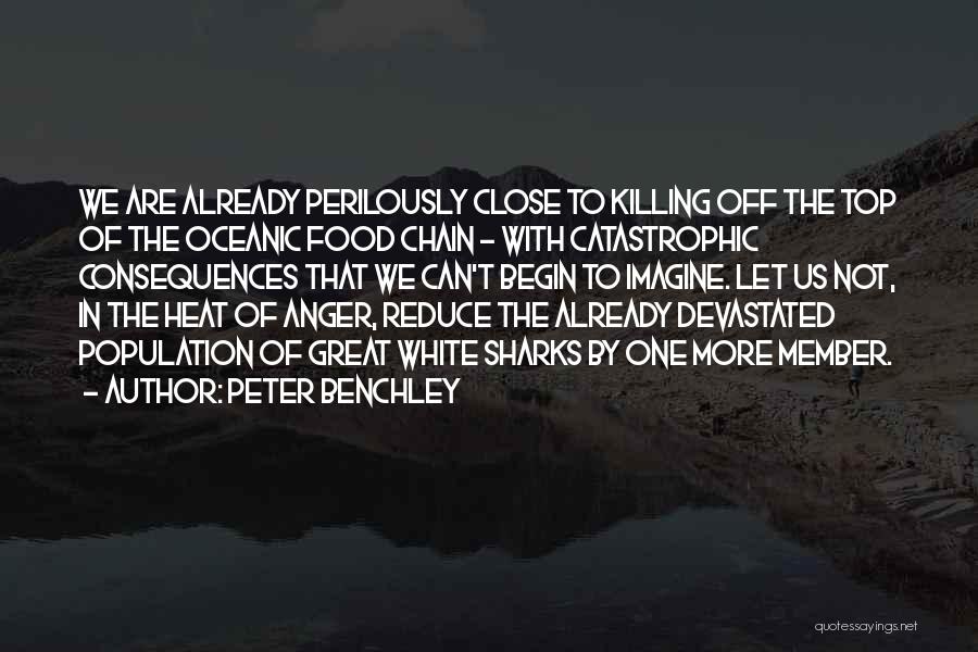 Reduce Anger Quotes By Peter Benchley