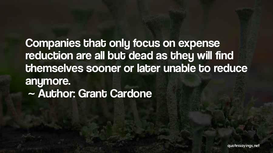 Reduce Quotes By Grant Cardone