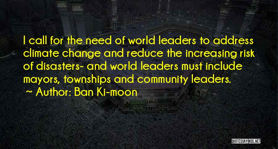 Reduce Risk Quotes By Ban Ki-moon