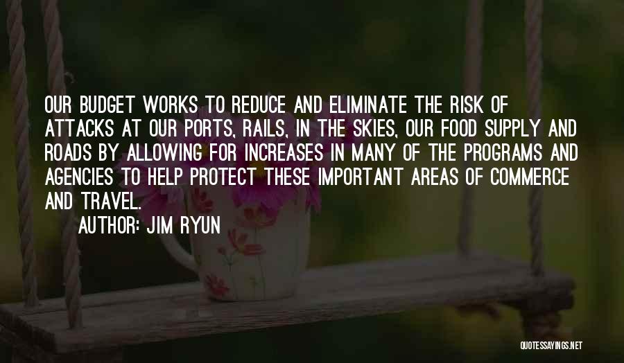 Reduce Risk Quotes By Jim Ryun