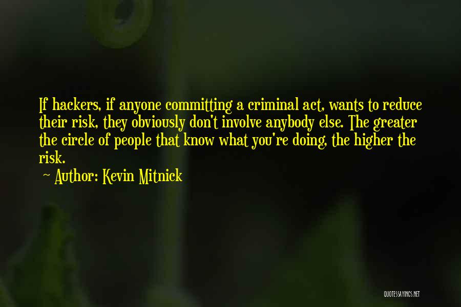 Reduce Risk Quotes By Kevin Mitnick