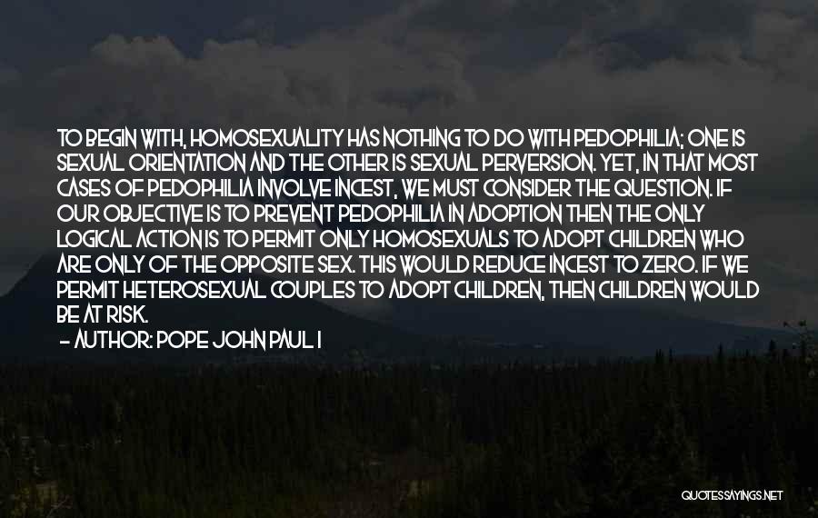 Reduce Risk Quotes By Pope John Paul I