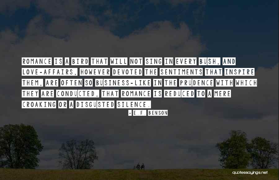 Reduced Love Quotes By E.F. Benson Reduced Love Quotes By E.F. Benson