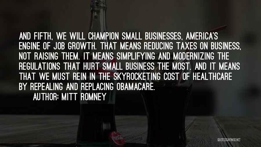 Reducing Cost Quotes By Mitt Romney