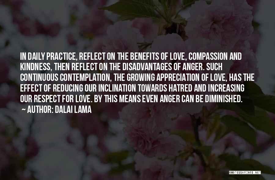 Reducing Love Quotes By Dalai Lama