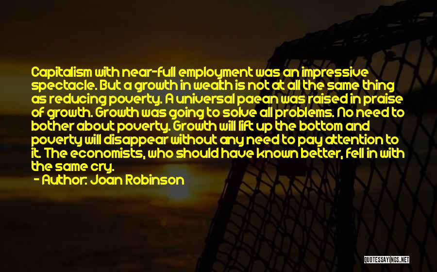 Reducing Poverty Quotes By Joan Robinson