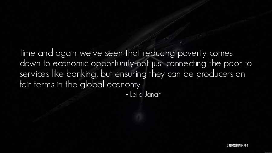 Reducing Poverty Quotes By Leila Janah