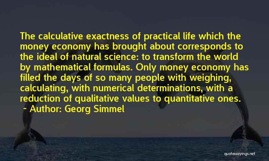 Reductionism Quotes By Georg Simmel