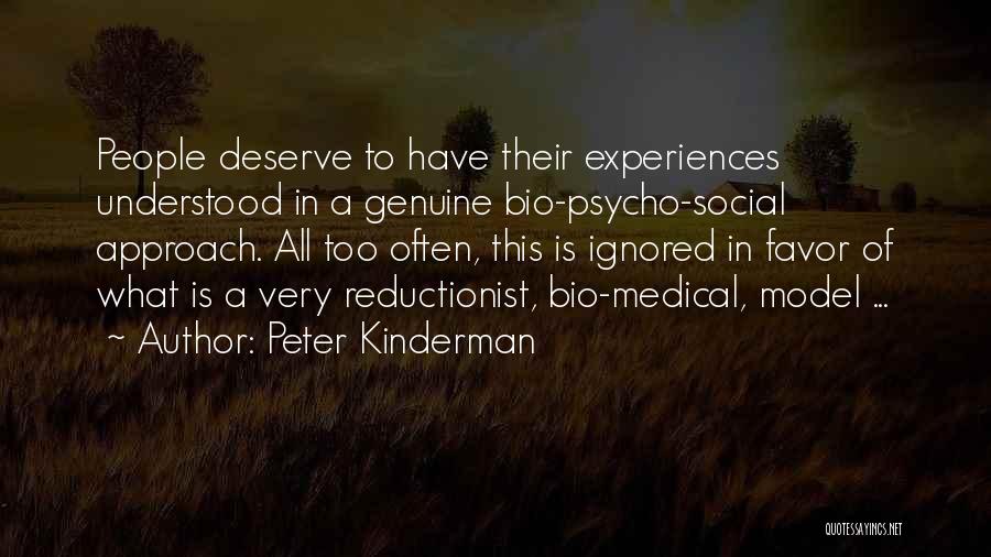 Reductionist Quotes By Peter Kinderman