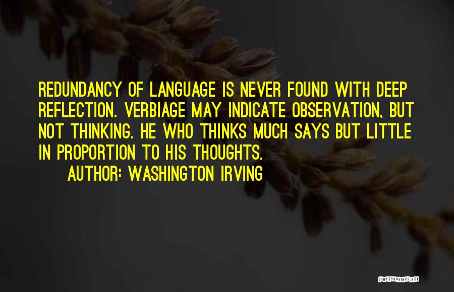 Redundancy Quotes By Washington Irving