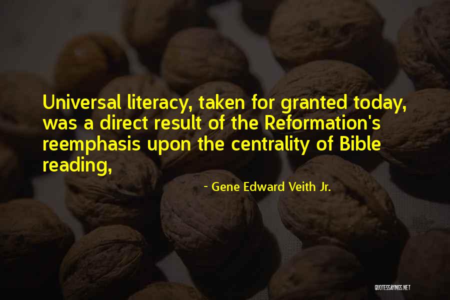 Reemphasis Quotes By Gene Edward Veith Jr. Reemphasis Quotes By Gene Edward Veith Jr.