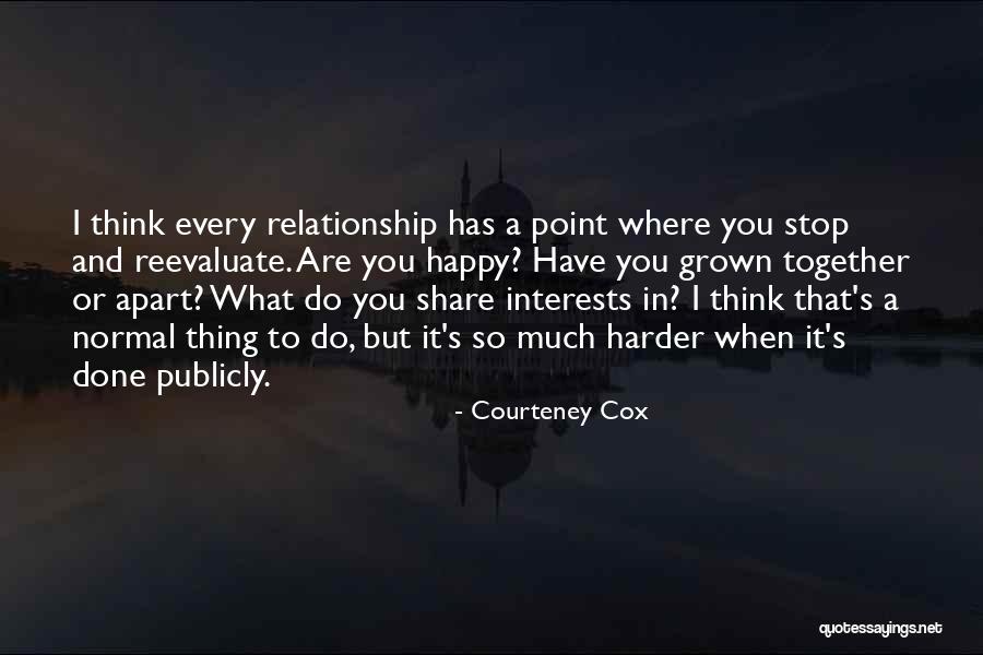 Reevaluate Relationship Quotes By Courteney Cox Reevaluate Relationship Quotes By Courteney Cox