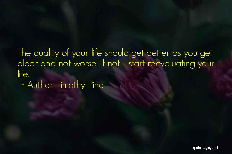 Reevaluating Quotes By Timothy Pina