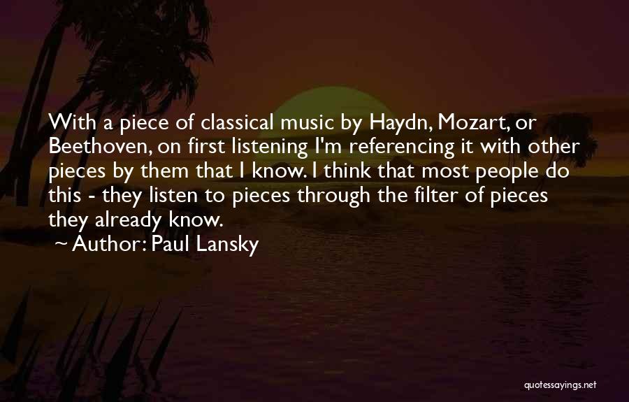 Referencing Quotes By Paul Lansky