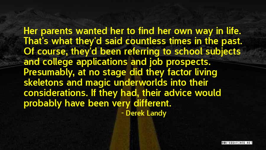 Referring To Life Quotes By Derek Landy Referring To Life Quotes By Derek Landy